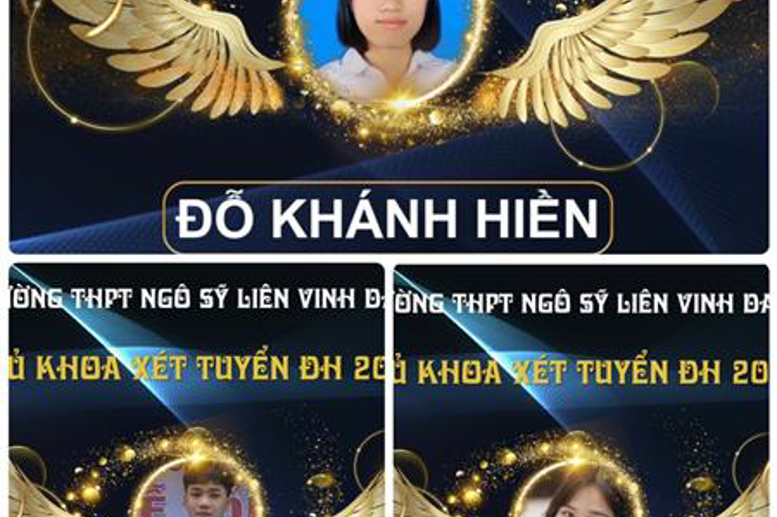 Chúc mừng các học sinh xuất sắc